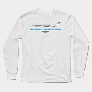 McDonnell Douglas MD-81 - Air Sweden Long Sleeve T-Shirt